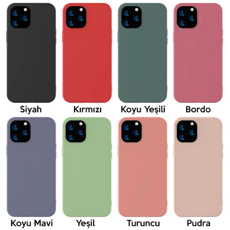 İPhone 12-İPhone 12 Pro Lansman Kılıf İçi Kadife Soft Silikon Kılıf