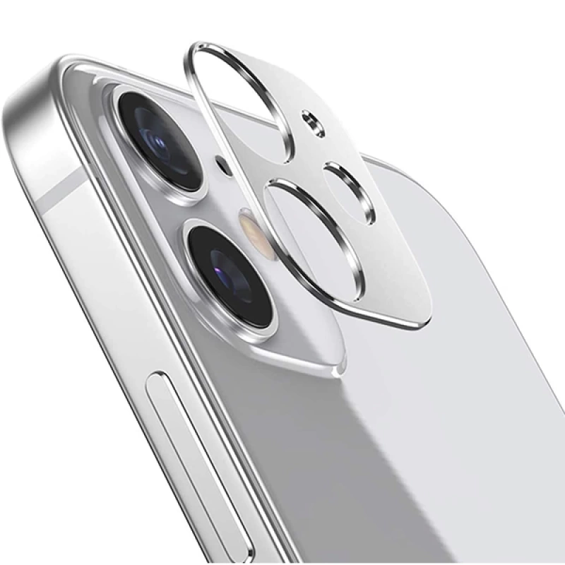 İPhone 12 Mini 3D Metal Kamera Koruyucu Metal Lens