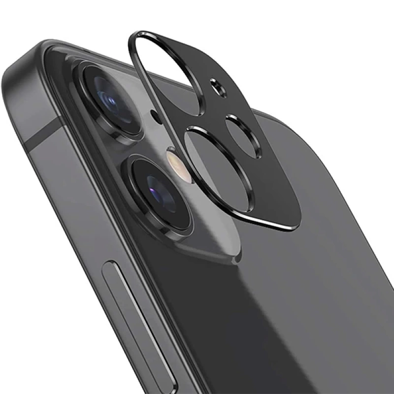 İPhone 12 Mini 3D Metal Kamera Koruyucu Metal Lens