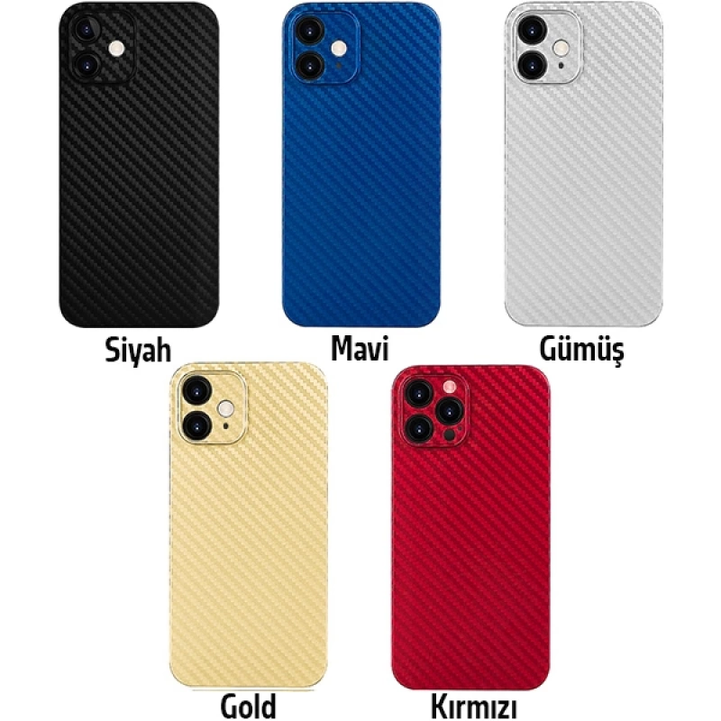 İPhone 12 Mini Luxury Renkli Tempered Arka Koruma Kamera Koruma