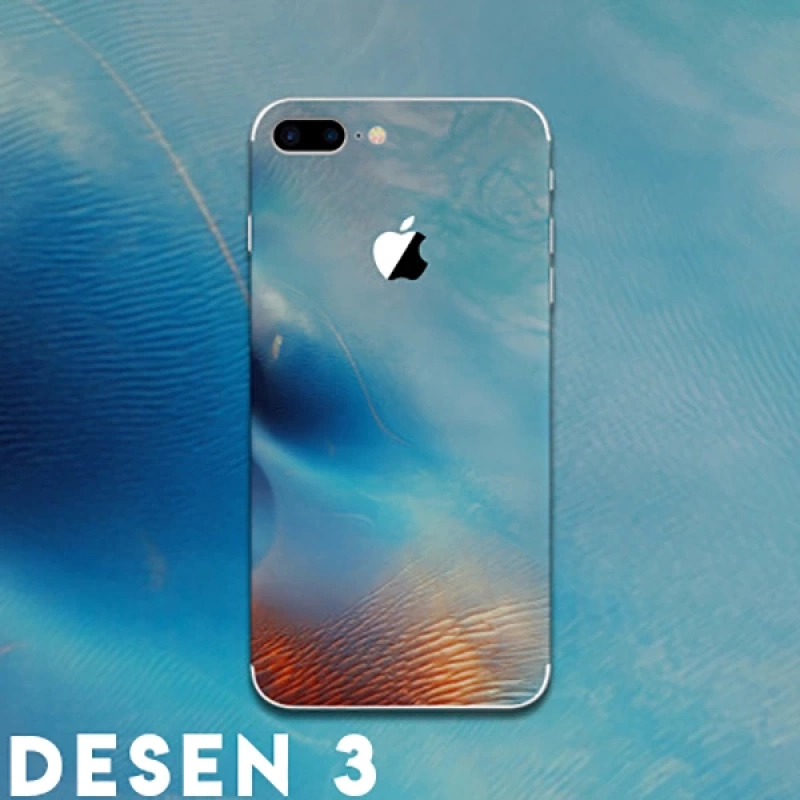 İPhone 8 Plus Tayvan Kalite Creativ Desenli Telefon Kaplaması Sticker