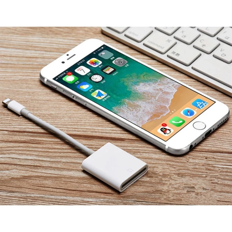 İPhone-İPad Lightning To SD Kart Hafıza Kart Adaptörü NK105