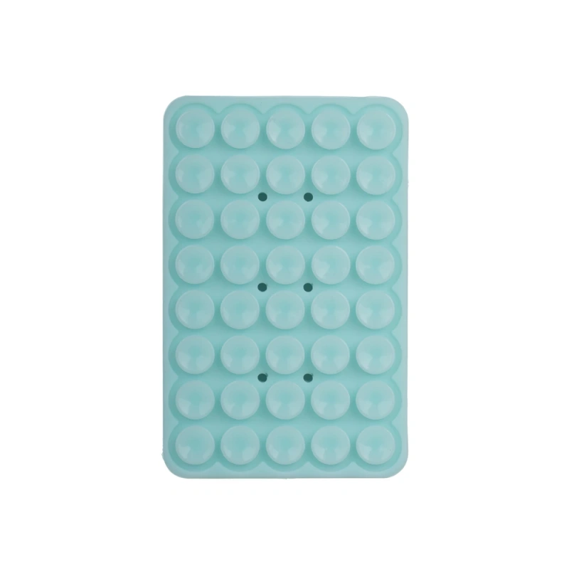 Kare Öpücüklü 02 Fosforlu Silikon Telefon Tutucu