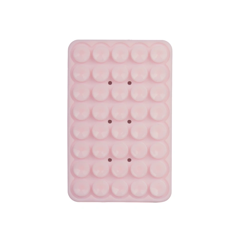 Kare Öpücüklü 02 Fosforlu Silikon Telefon Tutucu