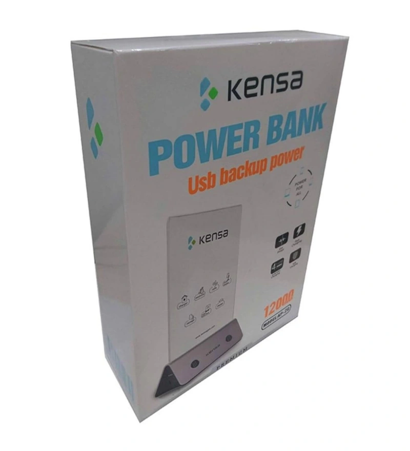 Kensa Cafe Restaurant Tipi Masaüstü Powerbank 12.000 mAh