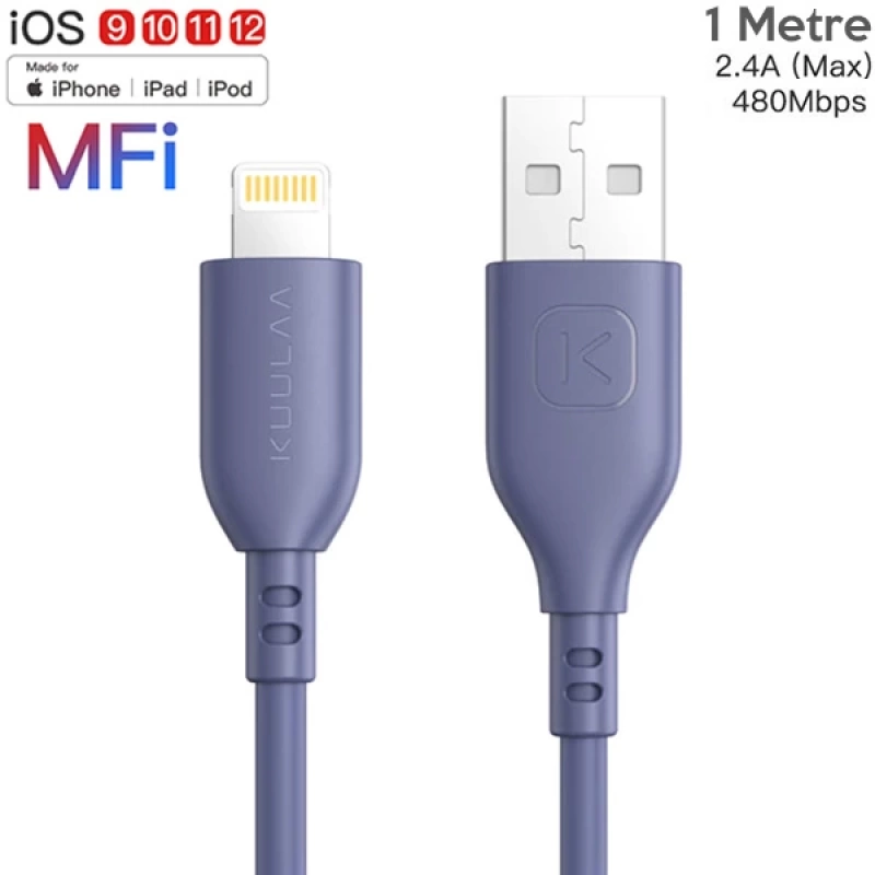 KUULAA 1M MFI Sertifikalı İPhone Usb Şarj  kablosu