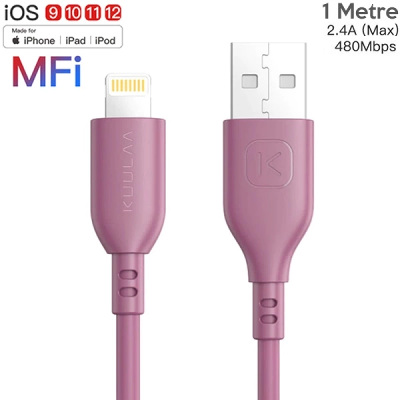 KUULAA 1M MFI Sertifikalı İPhone Usb Şarj  kablosu