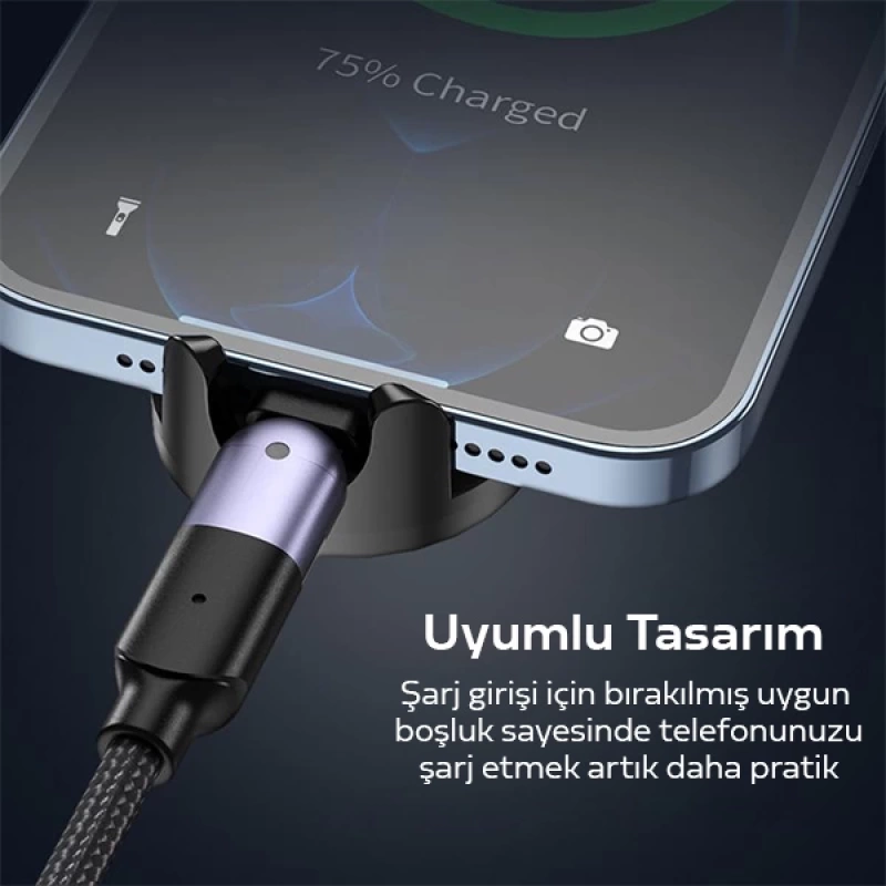 KUULAA Universal Mıknatıslı Standlı Cep Telefon Araç Tutucu Aluminum