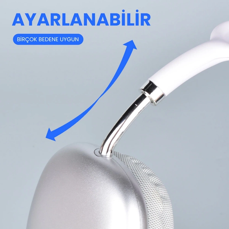 Lapas P10 Hi-Fi Ses Kalitesi Ayarlanabilir ve Katlanabilir Kulak Üstü Bluetooth Kulaklık