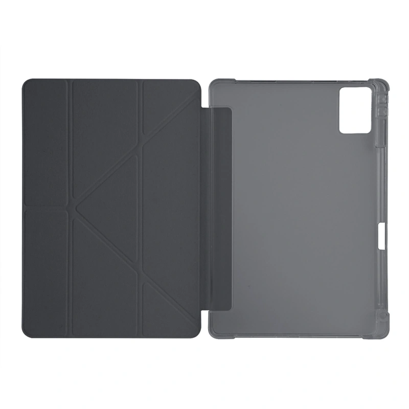 Lenovo Idea Tab Plus 12.1 Kılıf Zore Tri Folding Kalem Bölmeli Standlı Kılıf