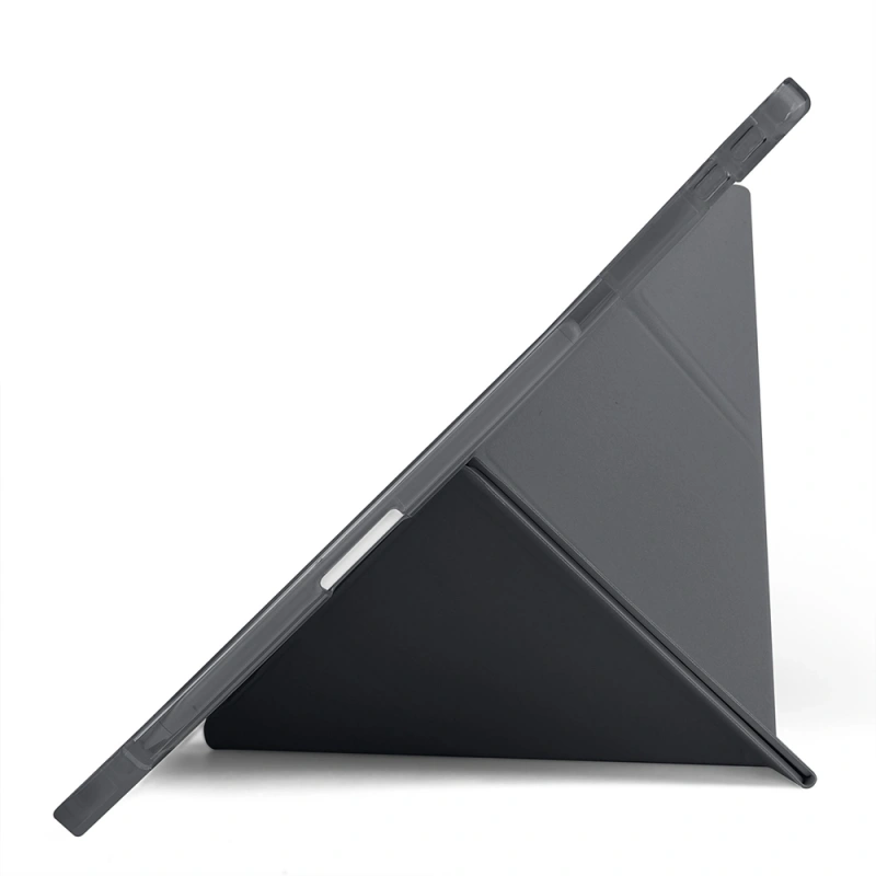 Lenovo Idea Tab Plus 12.1 Kılıf Zore Tri Folding Kalem Bölmeli Standlı Kılıf