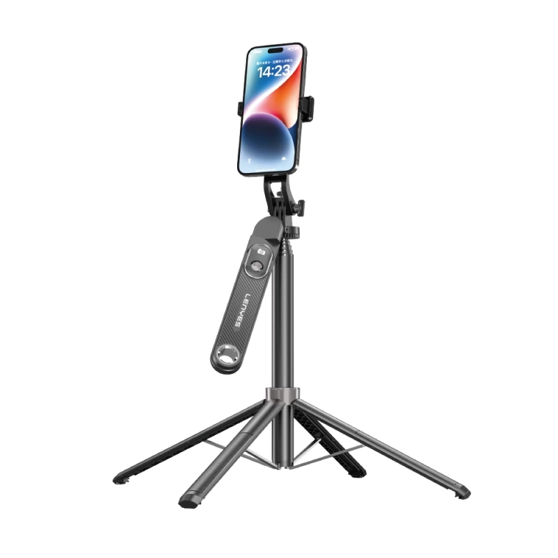 Lenyes LPH103 Çok Fonksiyonlu Sabitleyici Ayrılabilir Bluetooth Kumandalı Tripod Selfie Çubuğu