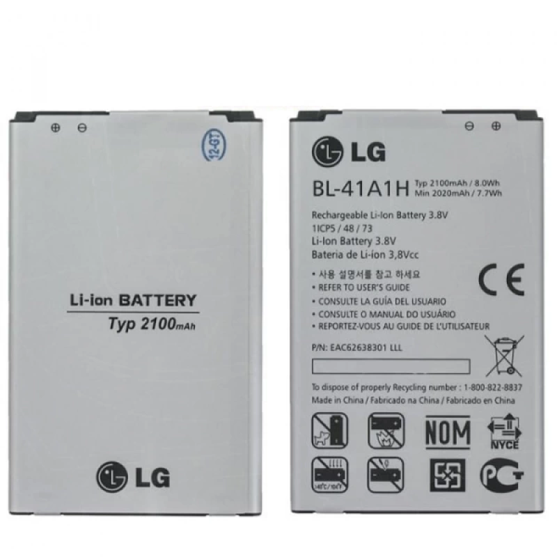 Lg Bl-41a1h F60 D390n Tribute Ls660  Pil Batarya