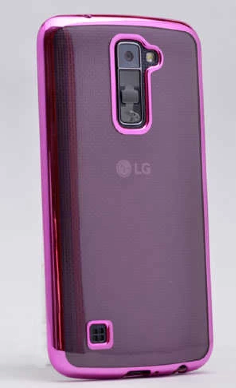 LG K10 Kılıf Zore Lazer Kaplama Silikon