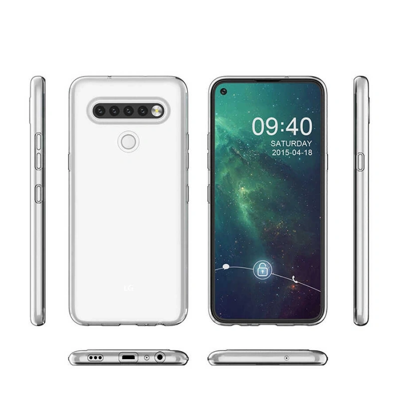 LG K61 Kılıf Zore Süper Silikon Kapak