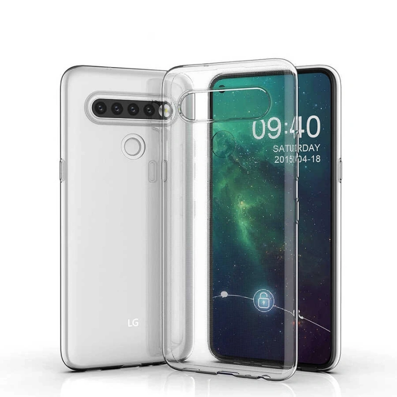 LG K61 Kılıf Zore Süper Silikon Kapak