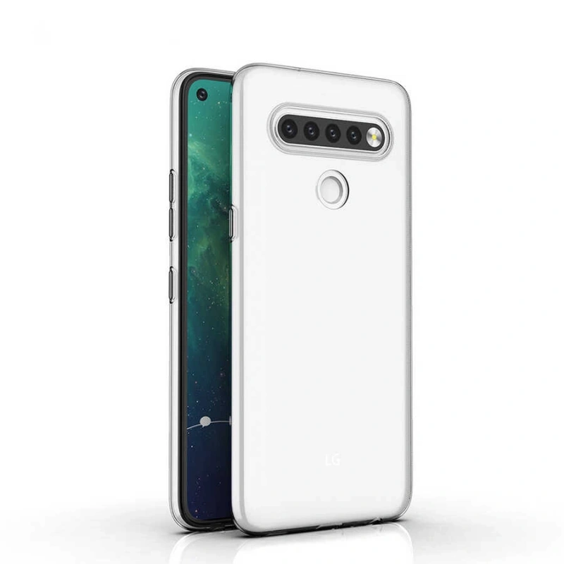 LG K61 Kılıf Zore Süper Silikon Kapak