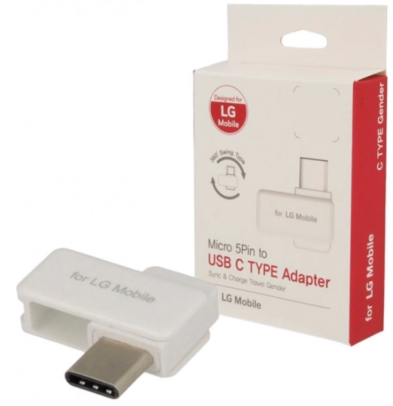 Lg Micro Usb To Type-C Çeviriçi Başlık Adaptör (or)