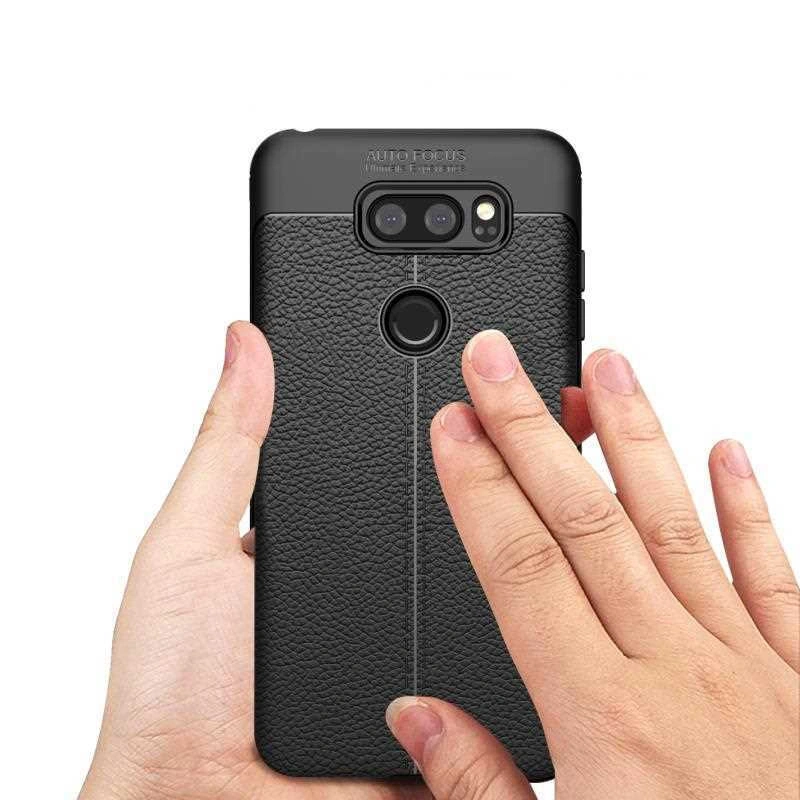 LG V30 Kılıf Zore Niss Silikon Kapak