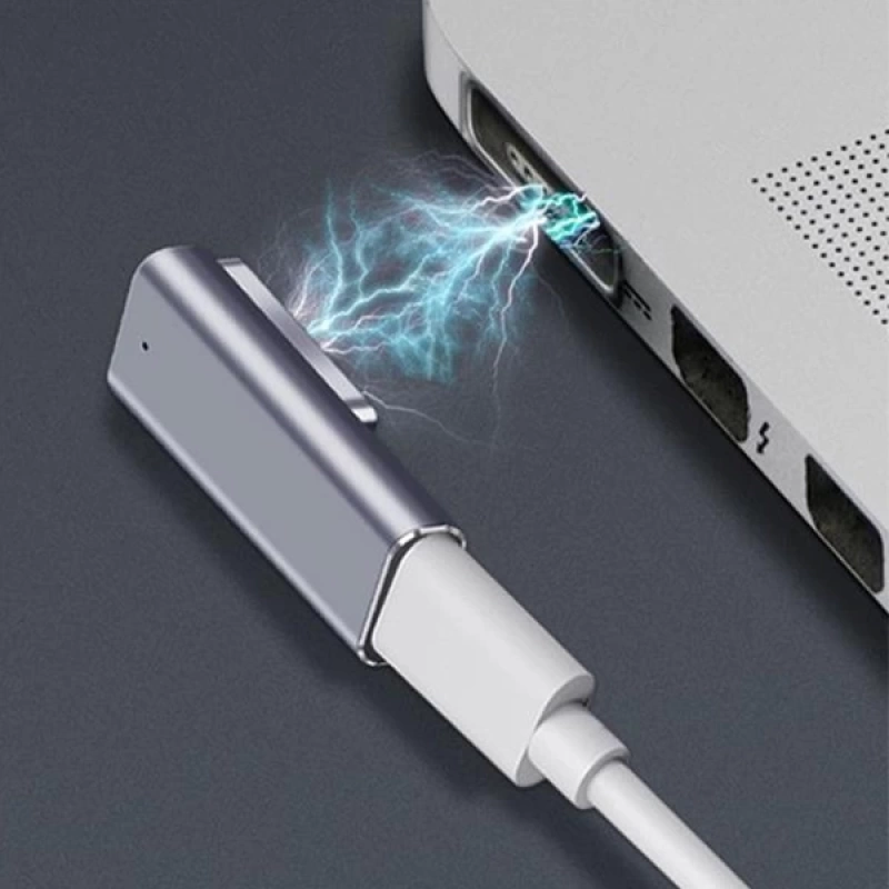 MagSafe MacBook 2 5A Type C PD Mıknatıslı Dönüştürücü Şarj Başlık MacBook Air-Pro