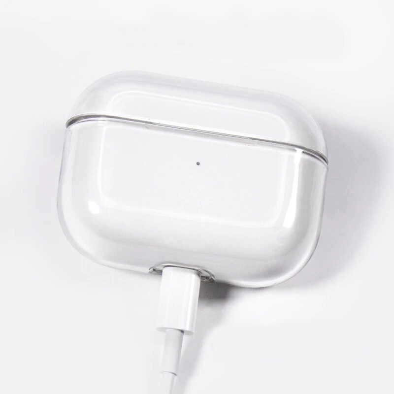 More TR Apple Airpods Pro Kılıf Şeffaf Sert Kristal Zore Airbag 14 Kılıf