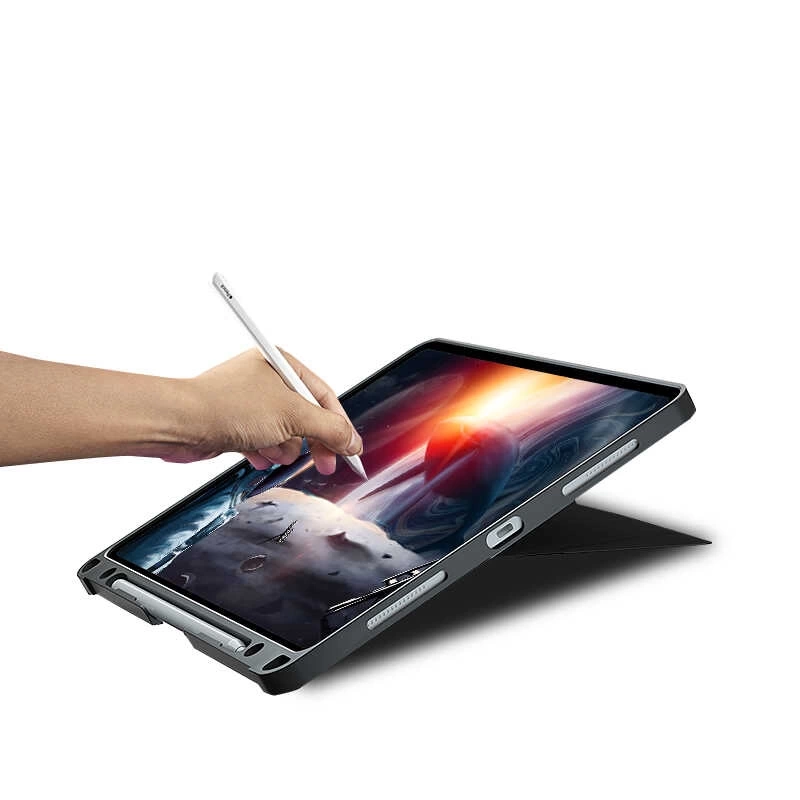 More TR Apple iPad 10.2 2021 (9.Nesil) Wiwu Mag Touch Klavyeli Standlı Kılıf