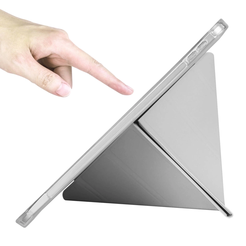 More TR Apple iPad 10.9 2022 (10.Nesil) Kılıf Zore Tri Folding Kalem Bölmeli Standlı Kılıf