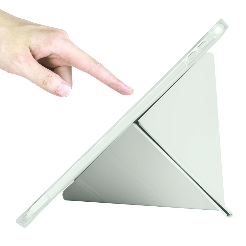 More TR Apple iPad 10.9 2022 (10.Nesil) Kılıf Zore Tri Folding Kalem Bölmeli Standlı Kılıf