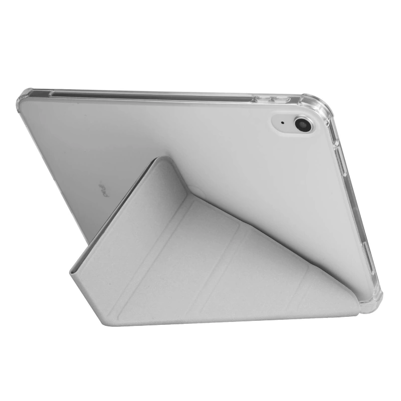 More TR Apple iPad 10.9 2022 (10.Nesil) Kılıf Zore Tri Folding Kalem Bölmeli Standlı Kılıf