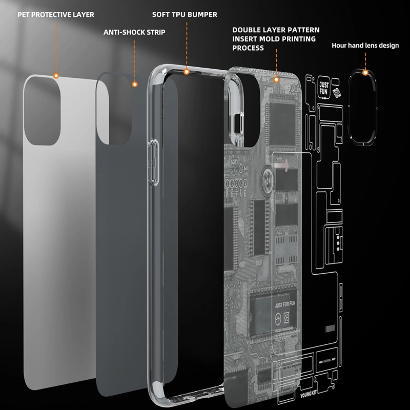 More TR Apple iPhone 11 Kılıf YoungKit Technology Serisi Kapak