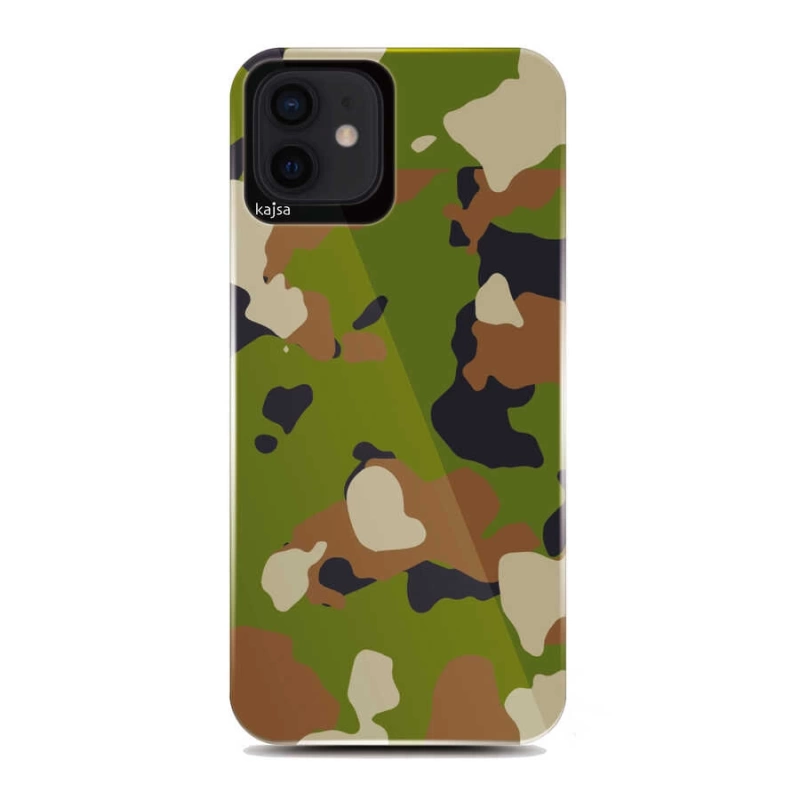 More TR Apple iPhone 12 Kılıf Kajsa Camo Kapak