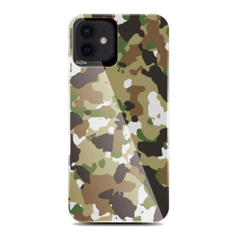 More TR Apple iPhone 12 Kılıf Kajsa Camo Kapak