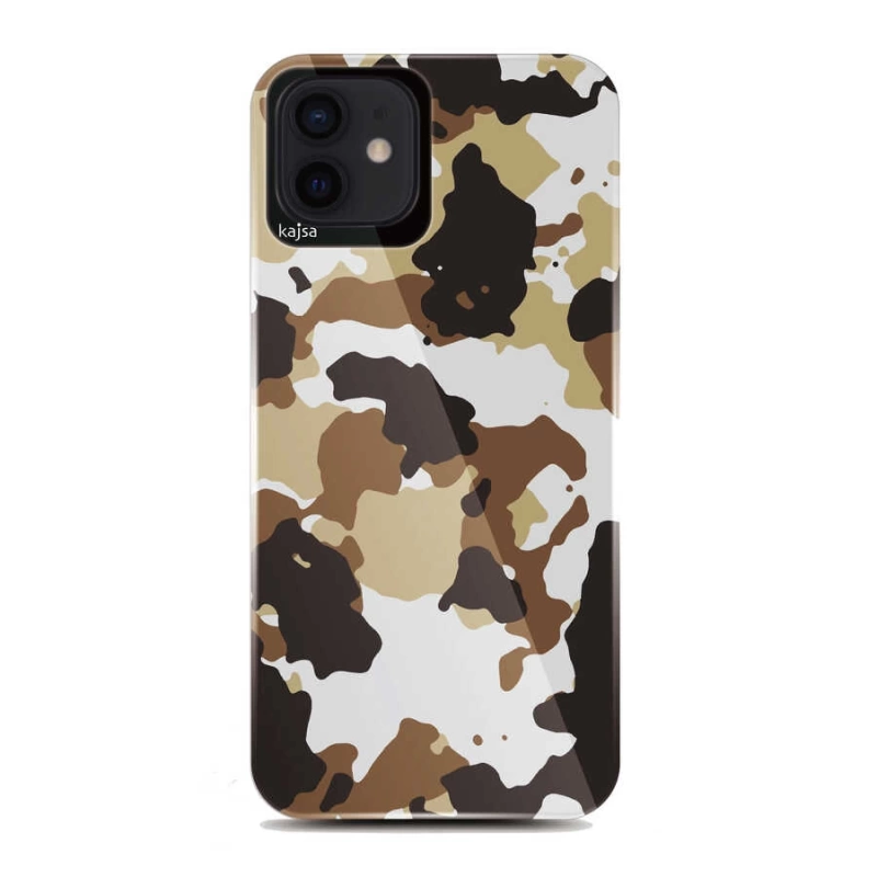 More TR Apple iPhone 12 Kılıf Kajsa Camo Kapak