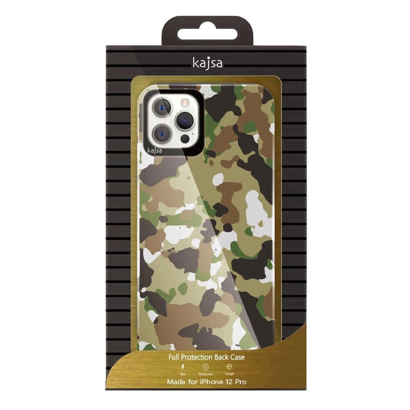 More TR Apple iPhone 12 Kılıf Kajsa Camo Kapak