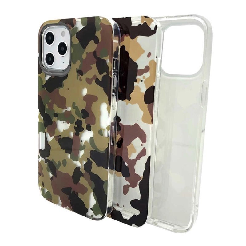 More TR Apple iPhone 12 Kılıf Kajsa Camo Kapak