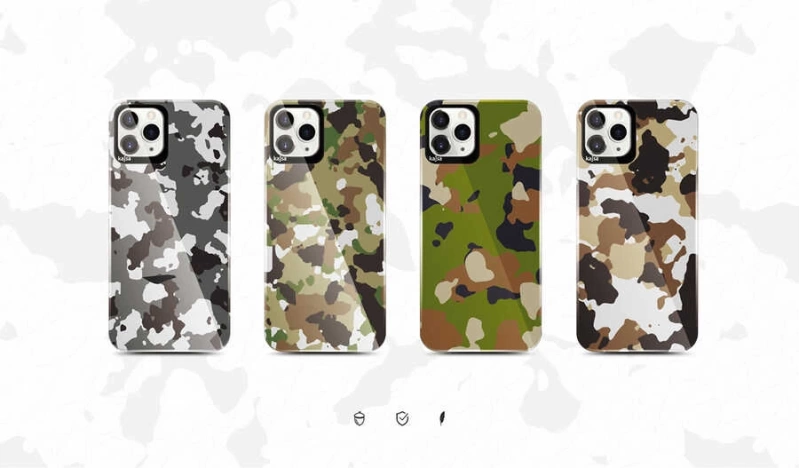 More TR Apple iPhone 12 Kılıf Kajsa Camo Kapak