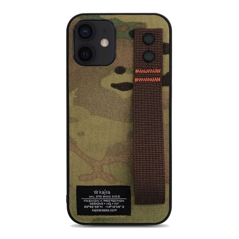 More TR Apple iPhone 12 Kılıf Kajsa Cordura Serisi Military Kapak