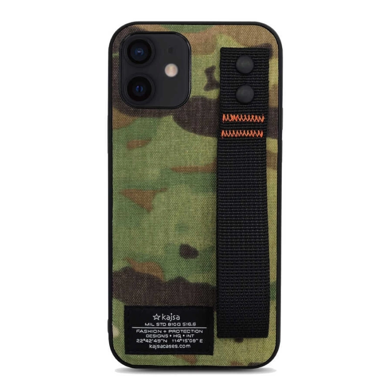 More TR Apple iPhone 12 Kılıf Kajsa Cordura Serisi Military Kapak