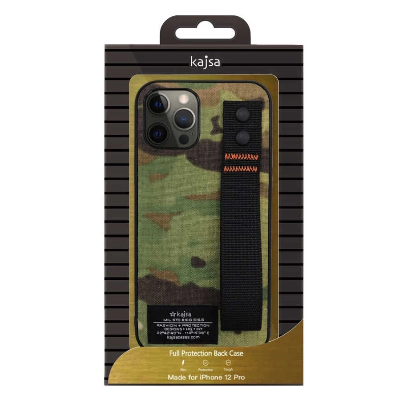 More TR Apple iPhone 12 Kılıf Kajsa Cordura Serisi Military Kapak