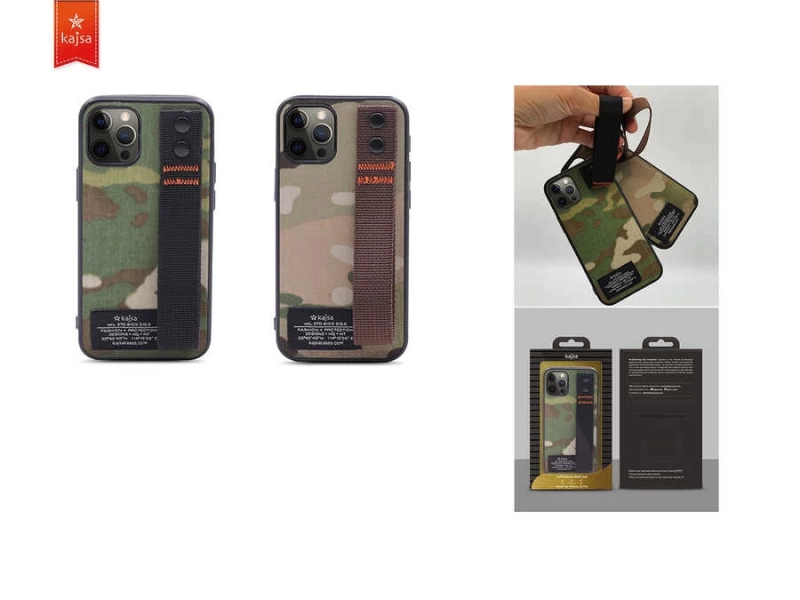 More TR Apple iPhone 12 Kılıf Kajsa Cordura Serisi Military Kapak