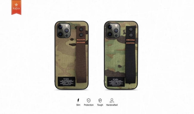 More TR Apple iPhone 12 Kılıf Kajsa Cordura Serisi Military Kapak