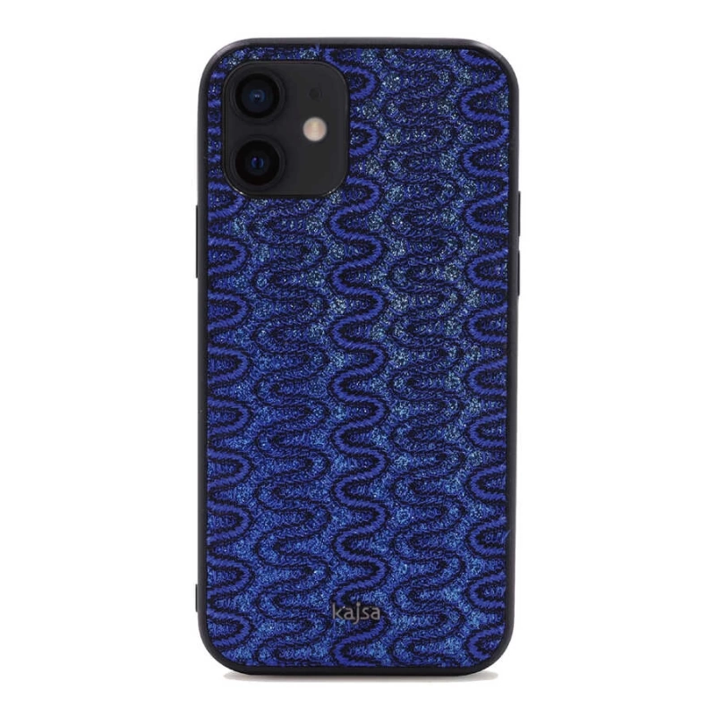 More TR Apple iPhone 12 Kılıf Kajsa Glamorous Serisi Waterfall Pattern Kapak