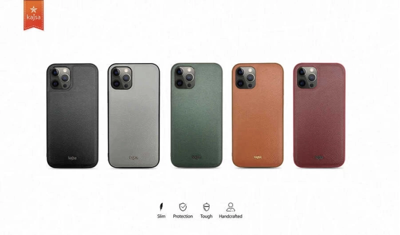 More TR Apple iPhone 12 Kılıf ​Kajsa Luxe Collection Hakiki Deri Kapak