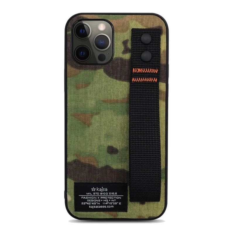 More TR Apple iPhone 12 Pro Kılıf Kajsa Cordura Serisi Military Kapak