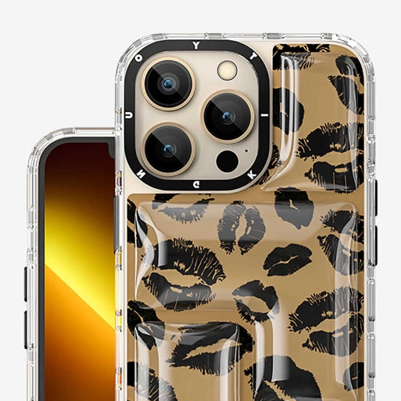 More TR Apple iPhone 12 Pro Max Kılıf YoungKit Leopard Article Serisi Kapak