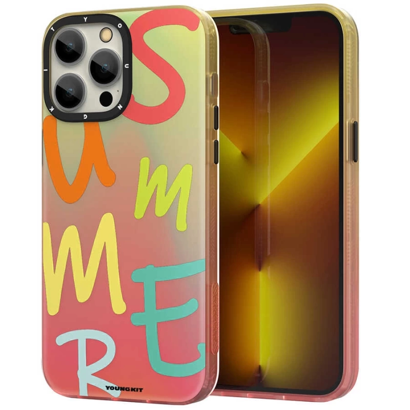 More TR Apple iPhone 12 Pro Max Kılıf YoungKit Summer Serisi Kapak