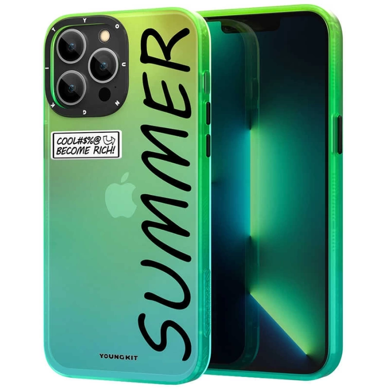 More TR Apple iPhone 12 Pro Max Kılıf YoungKit Summer Serisi Kapak