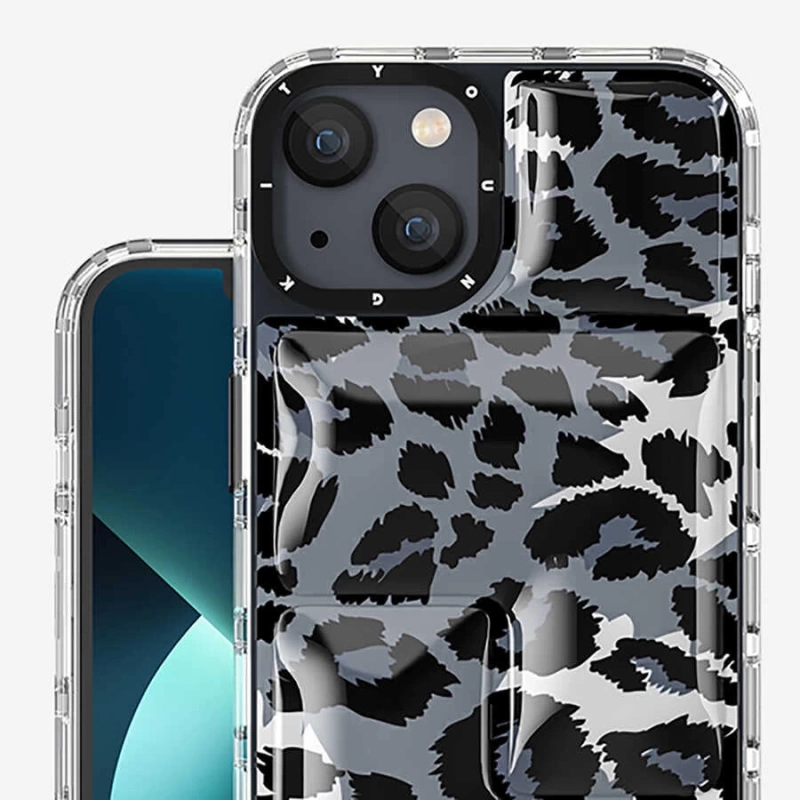 More TR Apple iPhone 13 Kılıf YoungKit Leopard Article Serisi Kapak