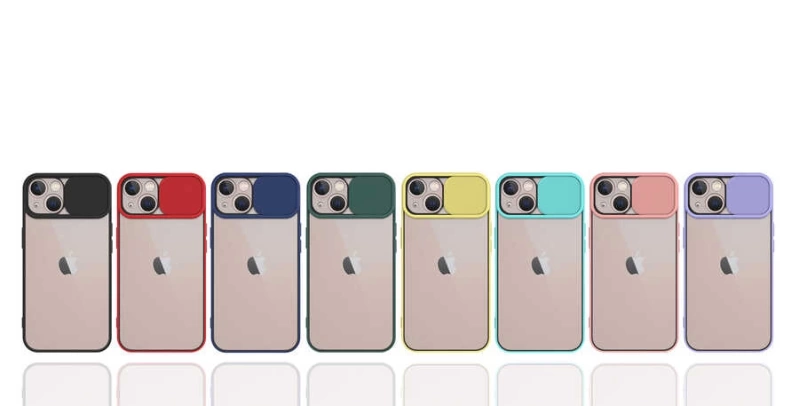 More TR Apple iPhone 13 Mini Kılıf Zore Lensi Kapak