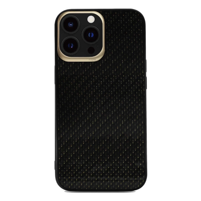 More TR Apple iPhone 13 Pro Kılıf Kajsa Carbon Fiber Collection Arka Kapak